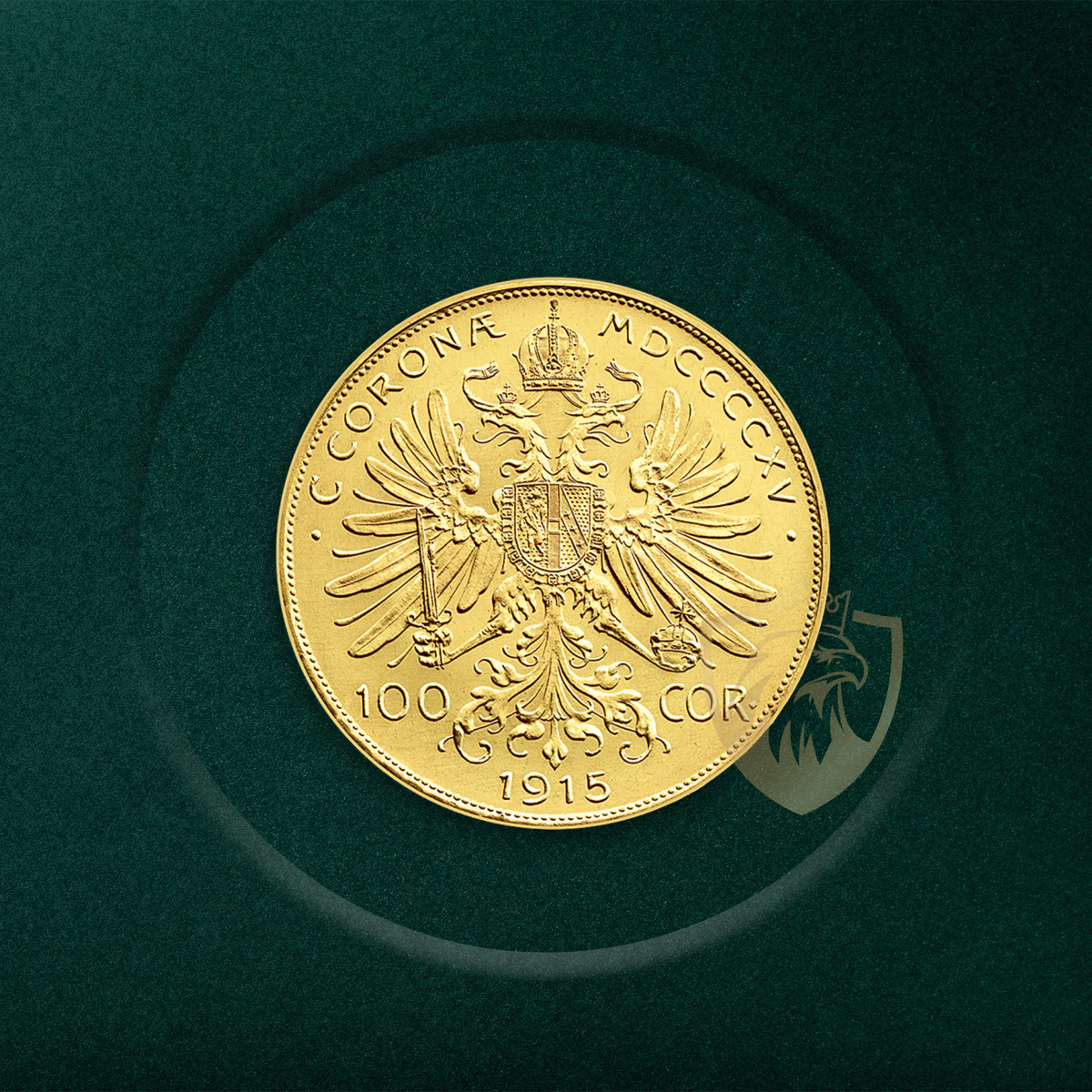 33.87 гр. – Златна Монета 100 Австрийски Корони (1915) – Император Франц Йосиф I