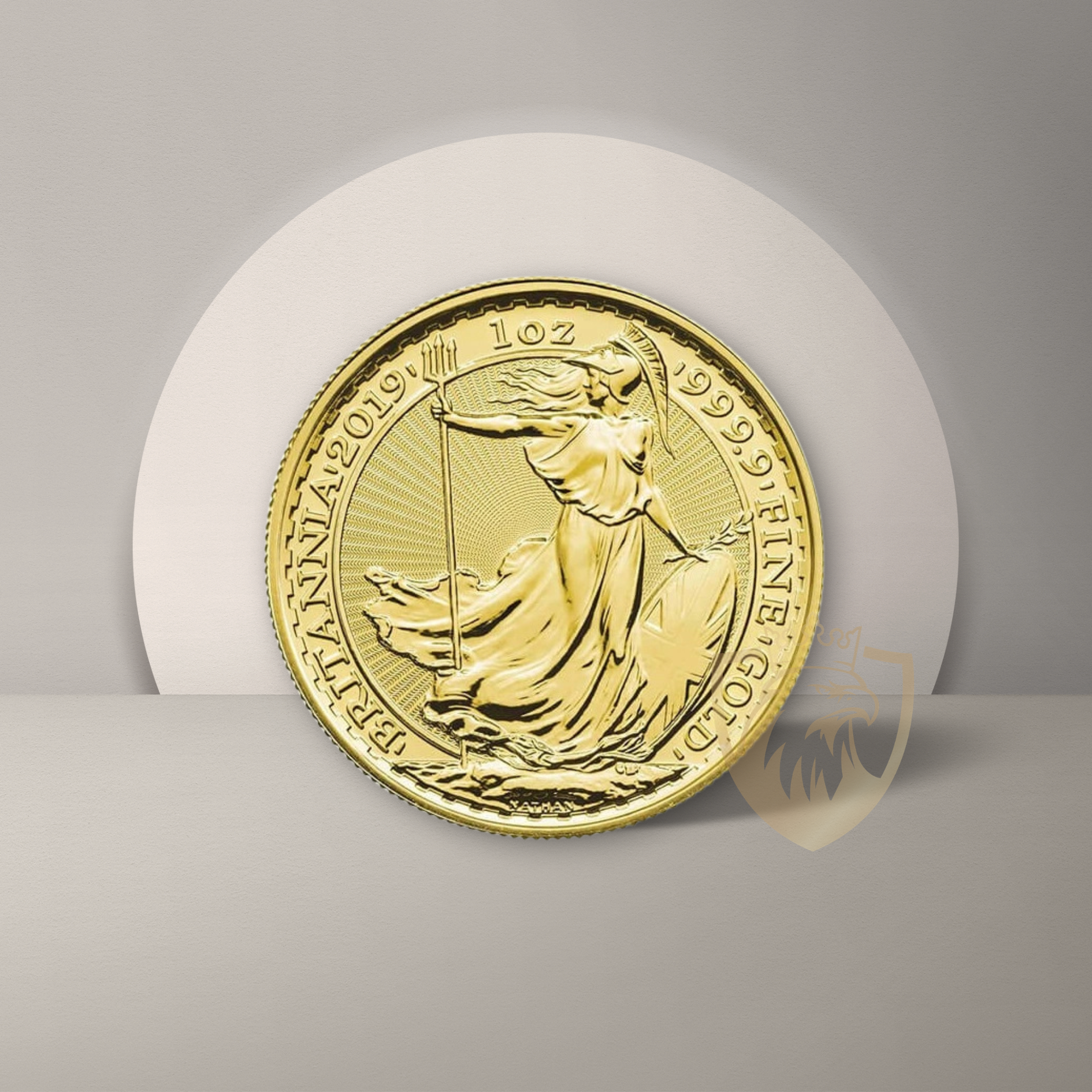 31.1 гр. 1 oz Златна Монета „Британска Британия“ (Britannia) – Royal Mint (2019)
