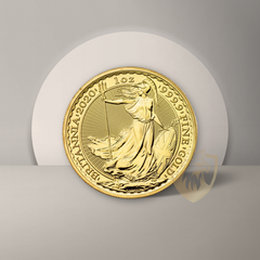 31.1 гр. 1 oz Златна Монета „Британска Британия“ (Britannia) – Royal Mint (2020)