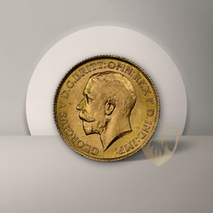 3.99 гр. – 1/2 Златен Суверен – Крал Джордж V (1911–1932)
