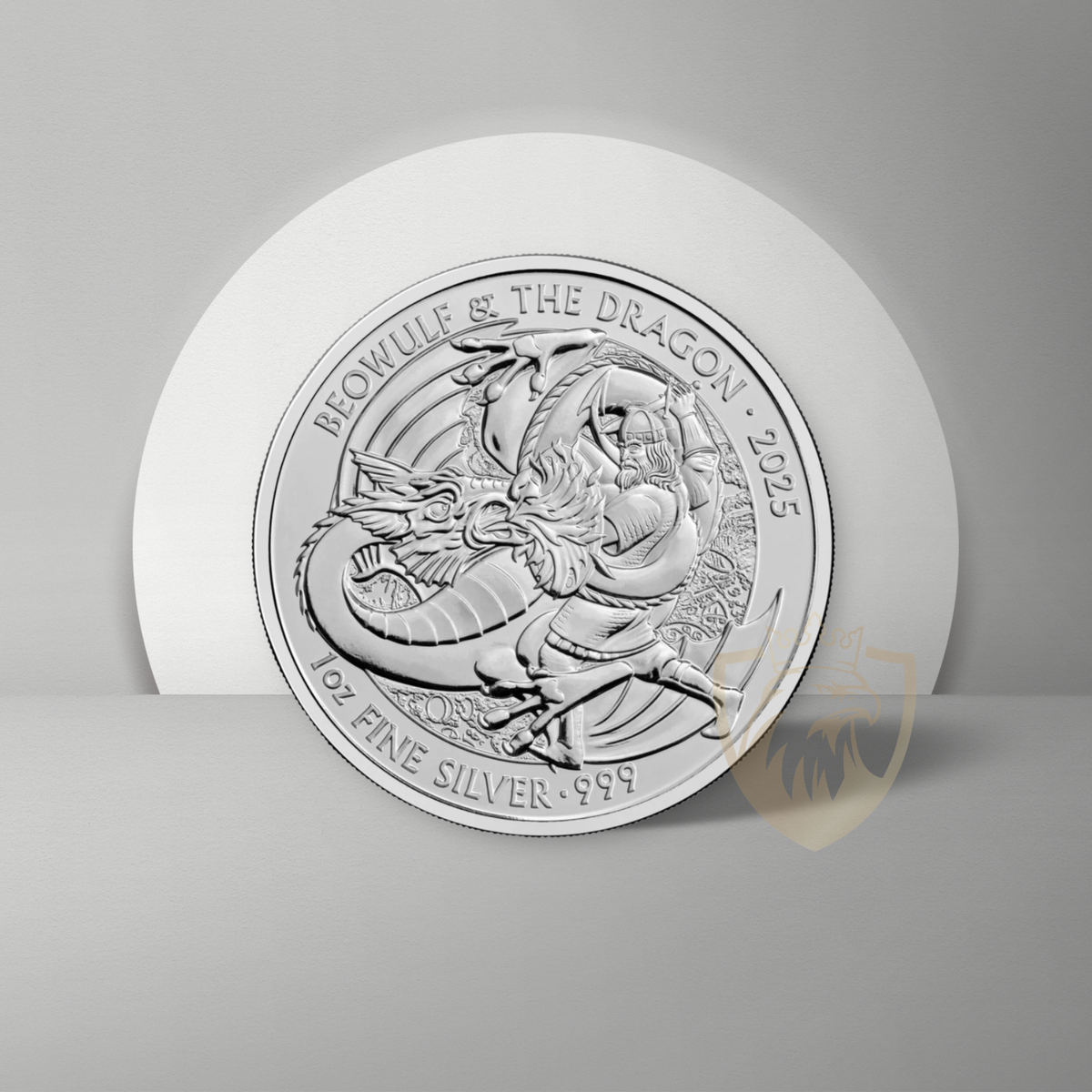 31.10 гр. – Сребърна Монета Митове и Легенди – Беоулф и Драконът (2025)