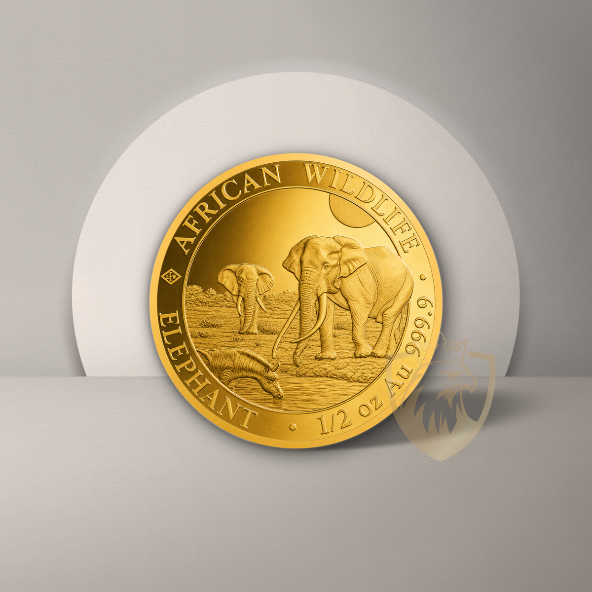 15.55 гр. (1/2 oz) – Златна Монета Сомалийски слон (Somalia Elephant) 2026