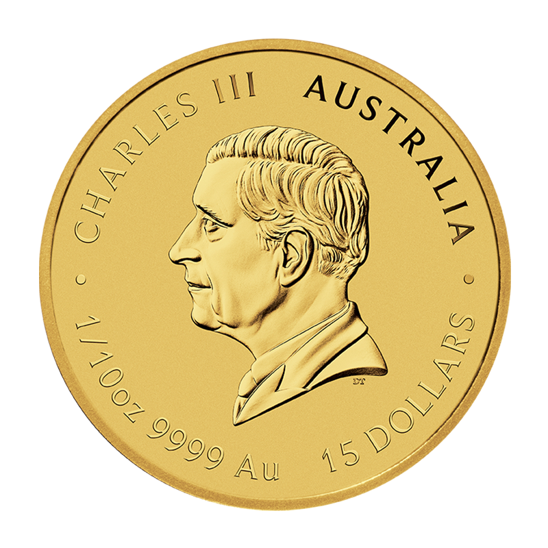 3.11 гр. (1/10 oz) – Златна Монета Австралийски Лунар III – Година на Змията 2025