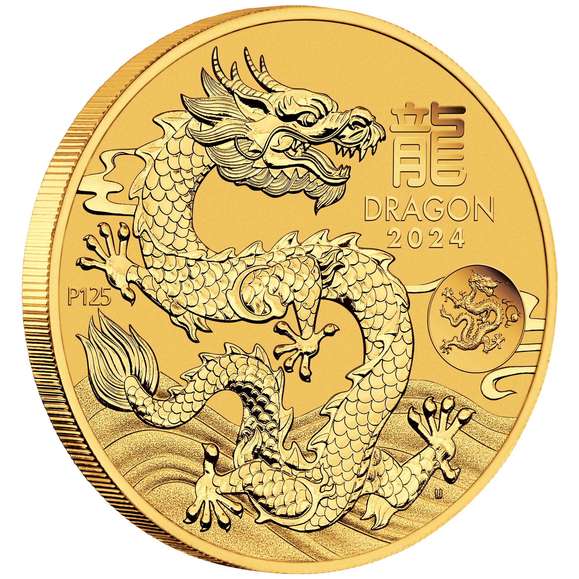 31.103 гр. (1 oz) – Златна Монета Австралийски Лунар III – Година на Дракона 2024
