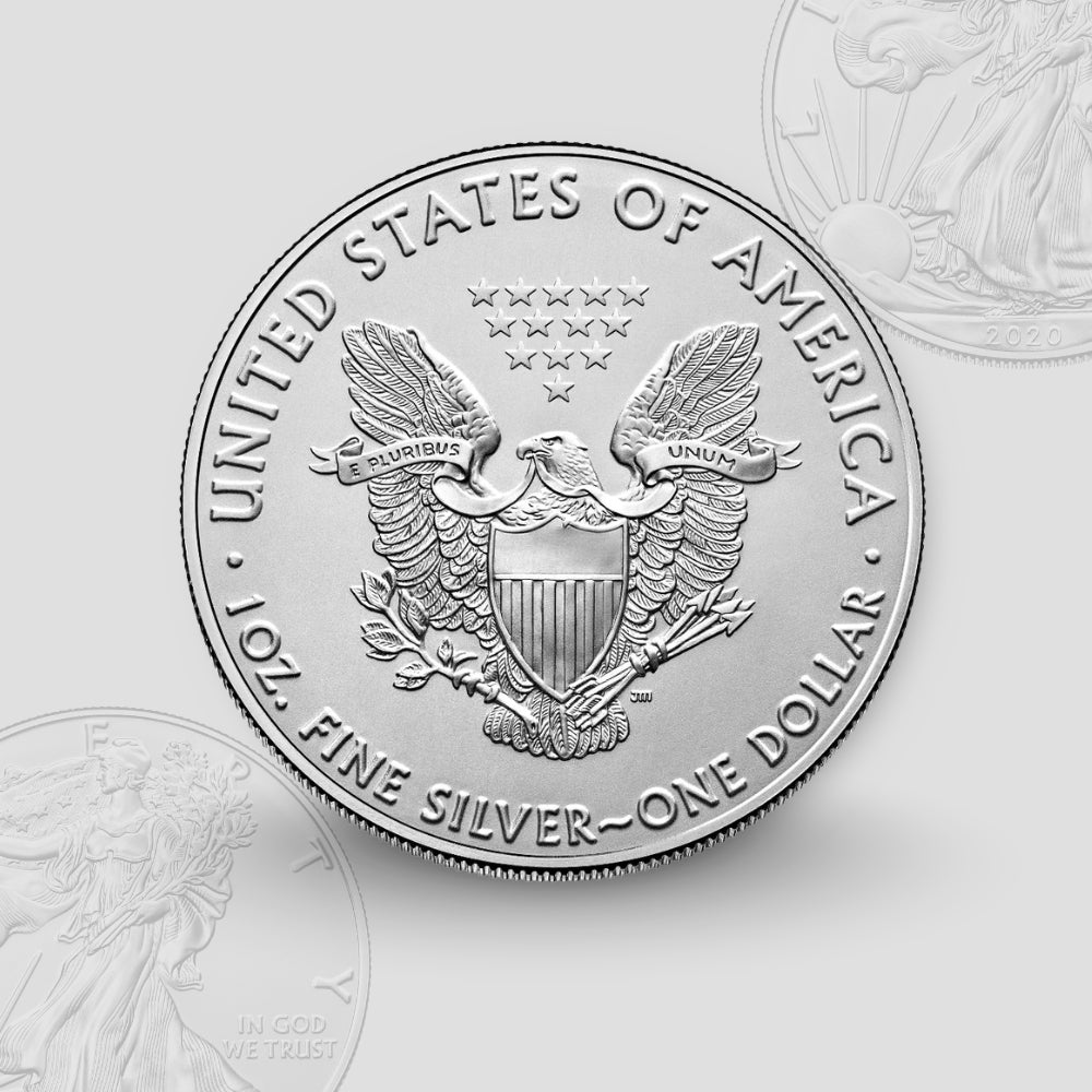 31.10 гр. – Сребърна Монета Американски Орел (American Eagle)  – Различни години