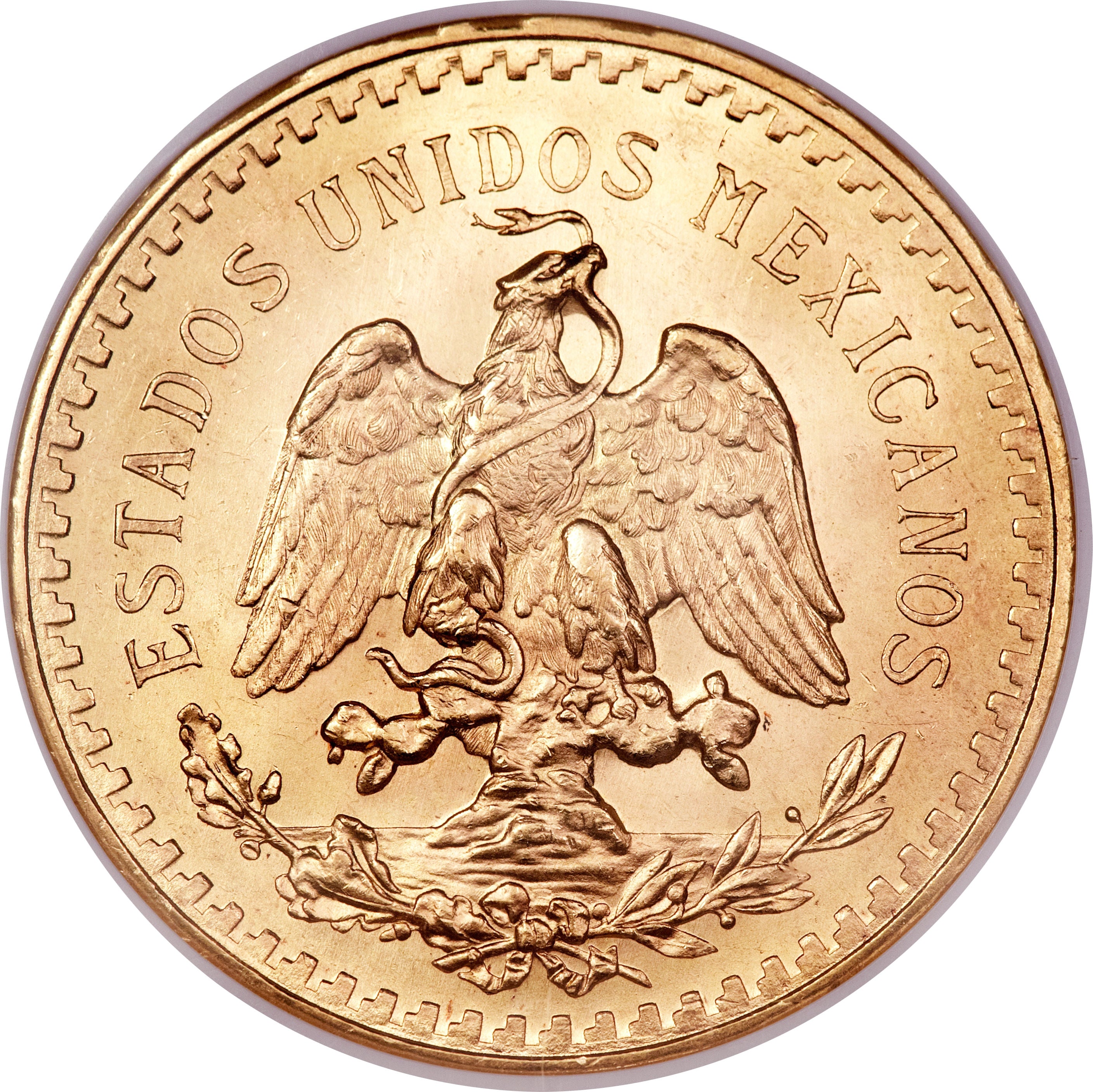 41.67 гр. – 50 златни мексикански Песо (Centenario)