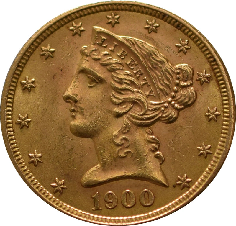 8.36 гр. – $5 Златен Американски „Half Eagle“ – Liberty Head (1839–1908)