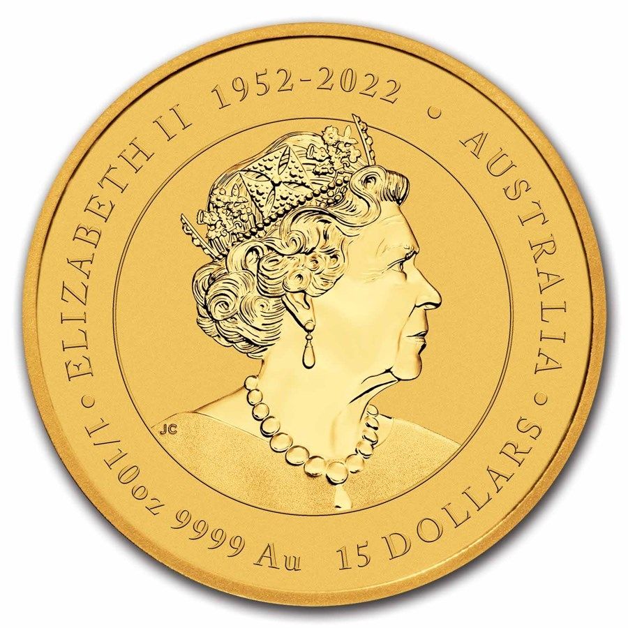 3.11 гр. (1/10 oz) – Златна Монета Австралийски Лунар III – Година на Дракона 2024
