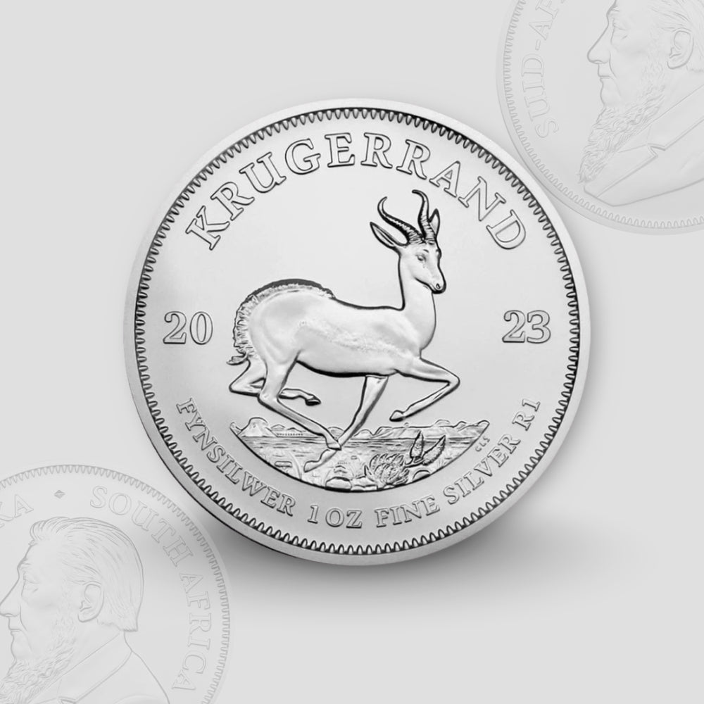 31.1 гр. – Сребърна Монета Южноафрикански Кругеранд (Krugerrand) – Различни години