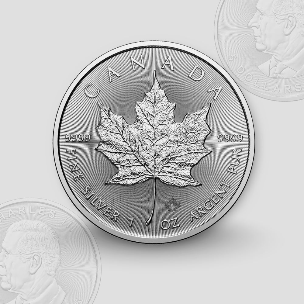 31.1 гр. – Сребърна Монета Канадски Кленов Лист (Maple Leaf) - Различни години