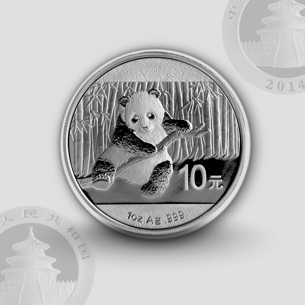 31.10 гр. – Сребърна Монета Китайска Панда (China Panda) 2014