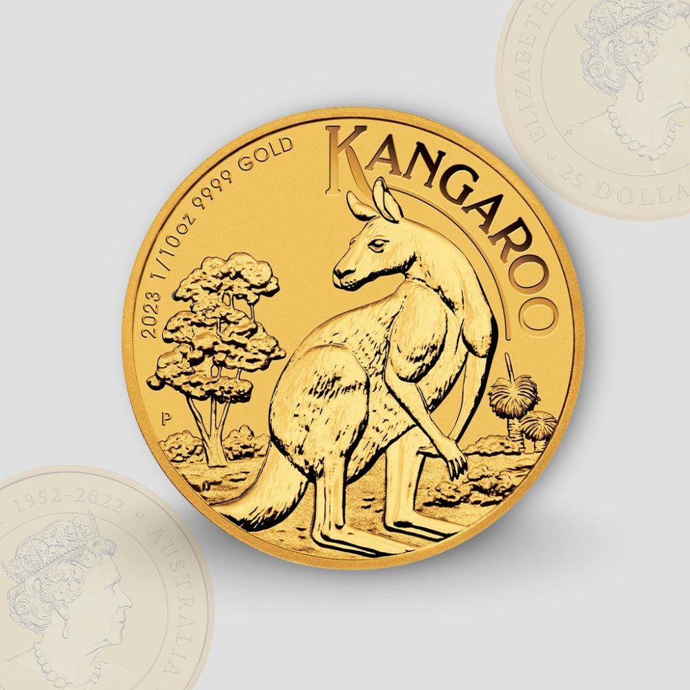 3.11 гр. (1/10 oz) – Златна Монета Австралийско кенгуру (Australian Kangaroo / Nugget)