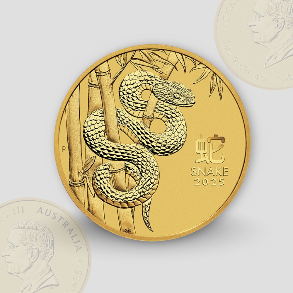 31.103 гр. (1 oz) – Златна Монета Австралийски Лунар III – Година на Змията 2025