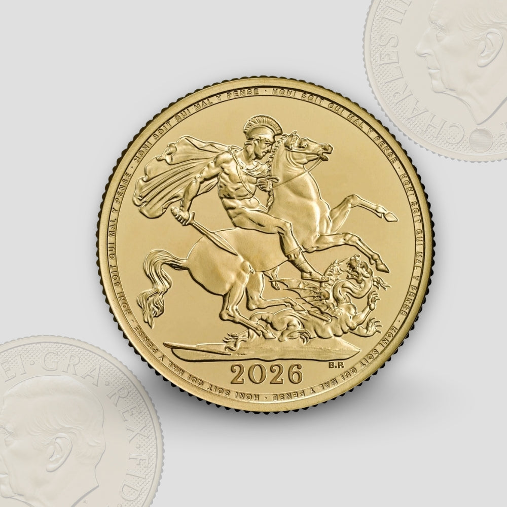 7.98 гр. – Златна Монета Британски Суверен Крал Чарлз III 2026