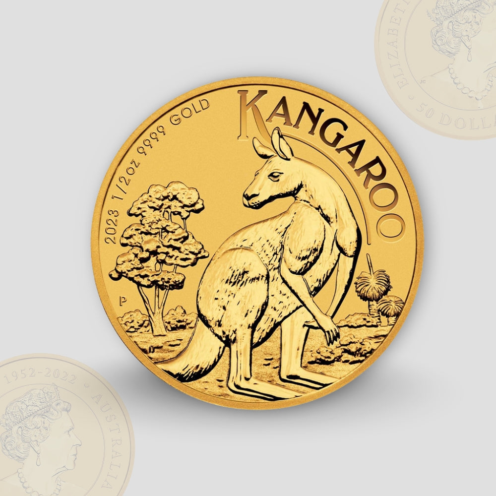15.55 гр. (1/2 oz) – Златна Монета Австралийско кенгуру (Australian Kangaroo / Nugget)