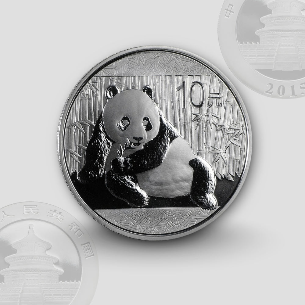 31.10 гр. – Сребърна Монета Китайска Панда (China Panda) 2015