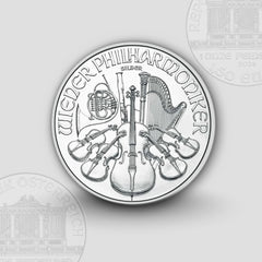 31.1 гр. – Сребърна Монета Виенска Филхармония (Vienna Philharmonic) 2026