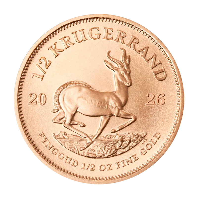 16.96 гр. (1/2 oz) – Златна Монета Кругерранд Южна Африка
