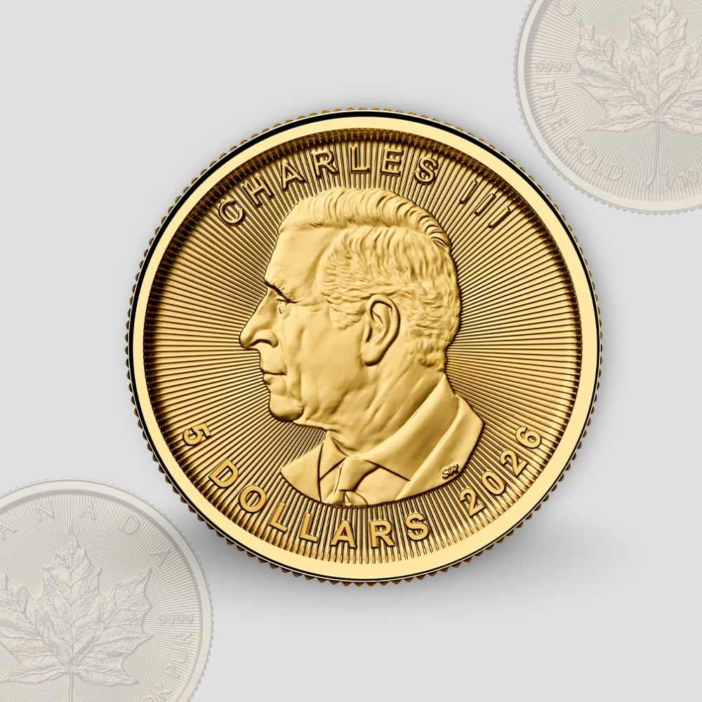 3.11 гр. (1/10 oz) – Златна Монета Канадски Кленов Лист