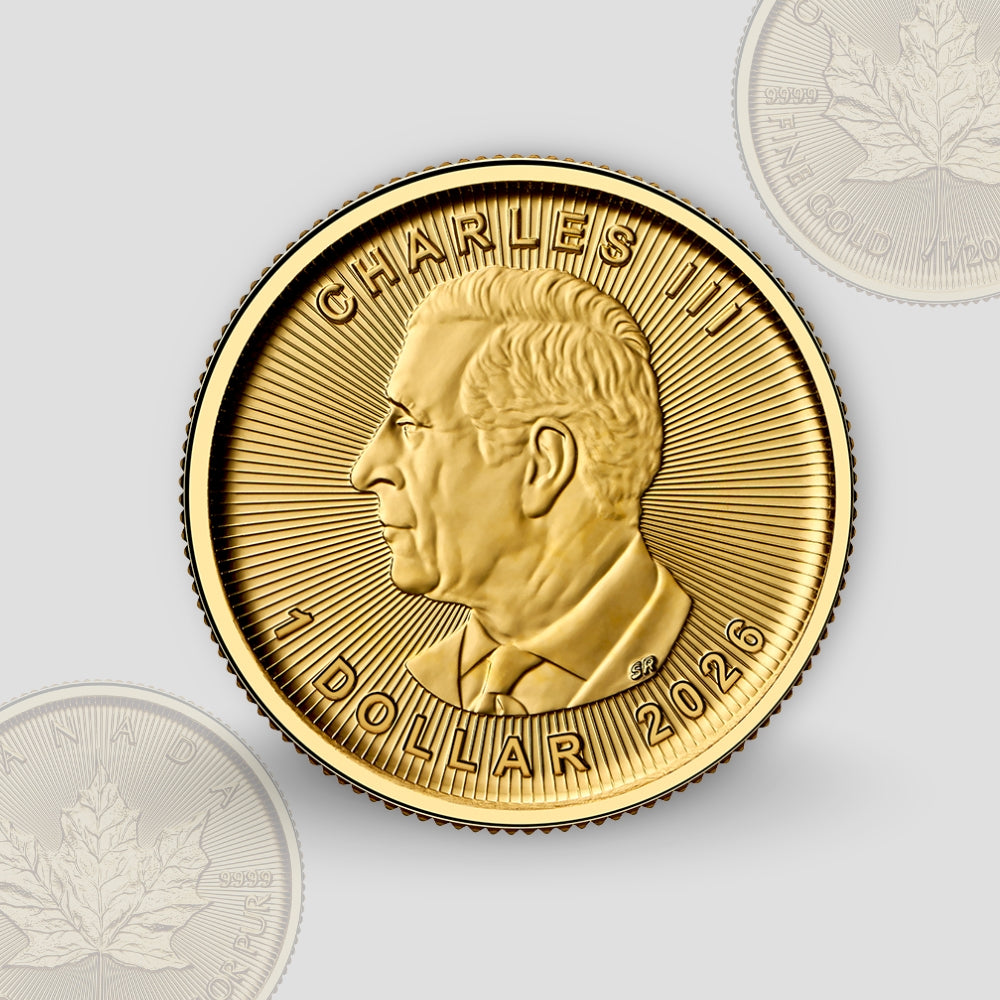 1.555 гр. (1/20 oz) – Златна Монета Канадски Кленов Лист
