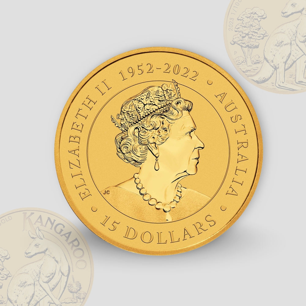 3.11 гр. (1/10 oz) – Златна Монета Австралийско кенгуру (Australian Kangaroo / Nugget)