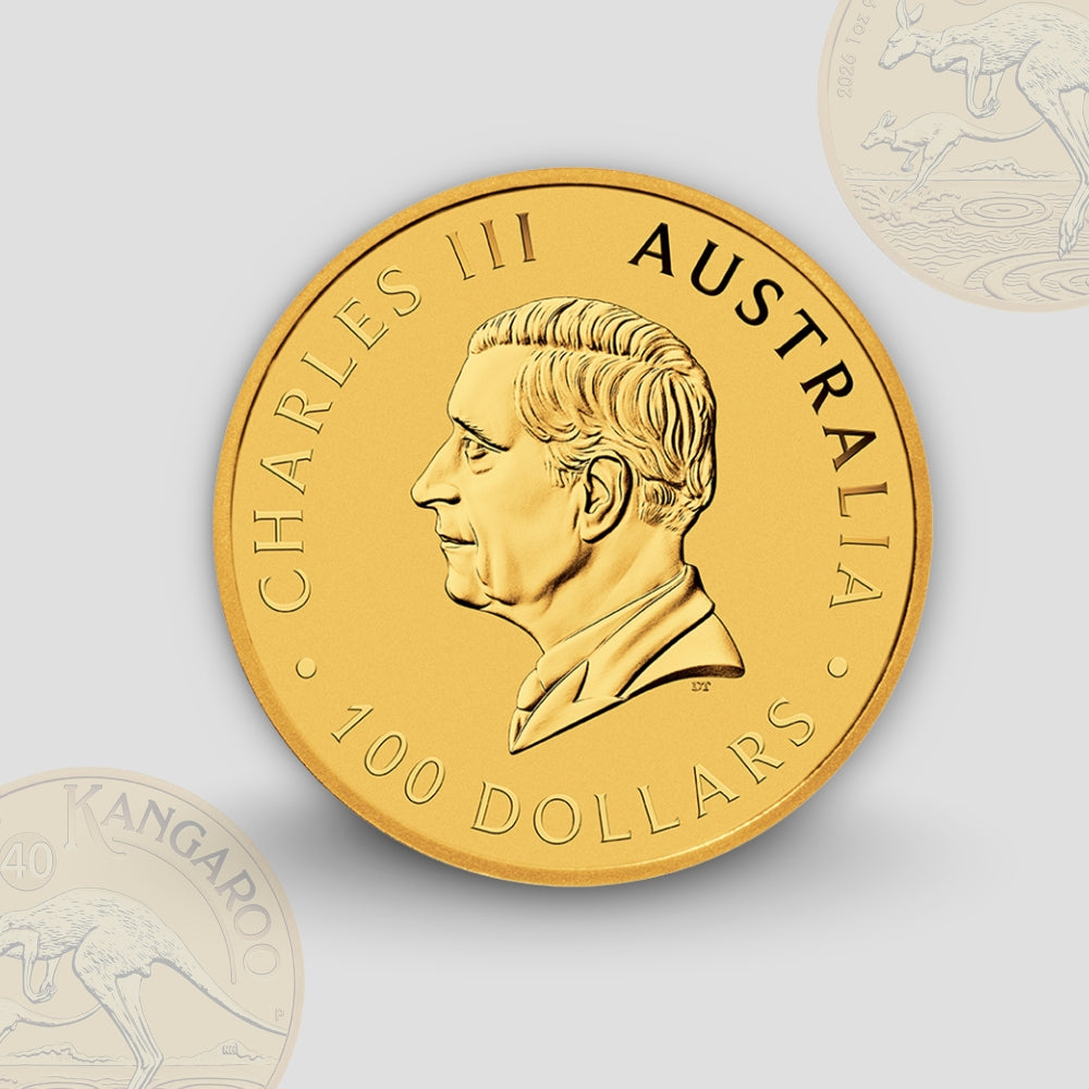 31.1 гр. (1 oz) – Златна Монета Австралийско кенгуру (Australian Kangaroo / Nugget) 2026