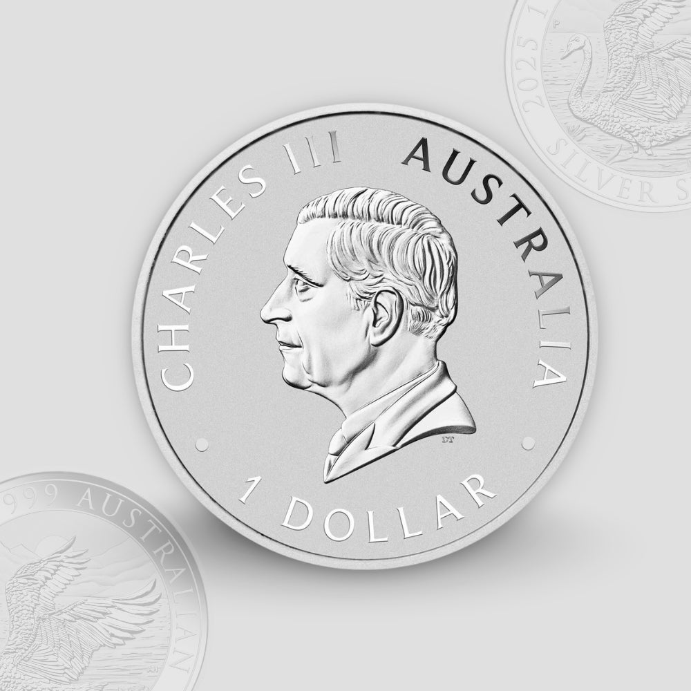 1 oz Сребърна Монета Австралийски Лебед 2025 (The Swan) – Perth Mint