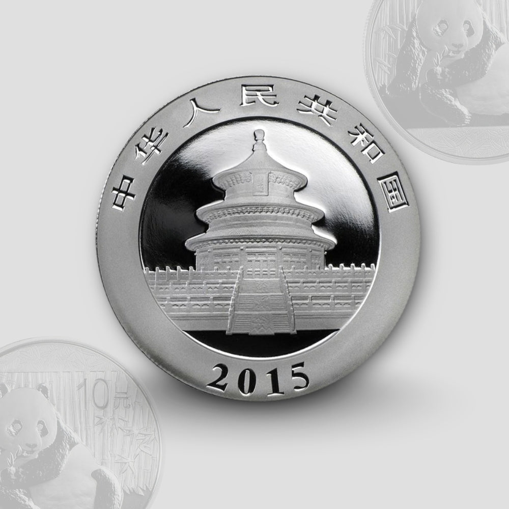 31.10 гр. – Сребърна Монета Китайска Панда (China Panda) 2015