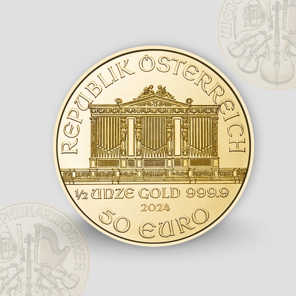 31.1 гр. (1 oz) – Златна Монета Виенска Филхармония Австрия - 2026