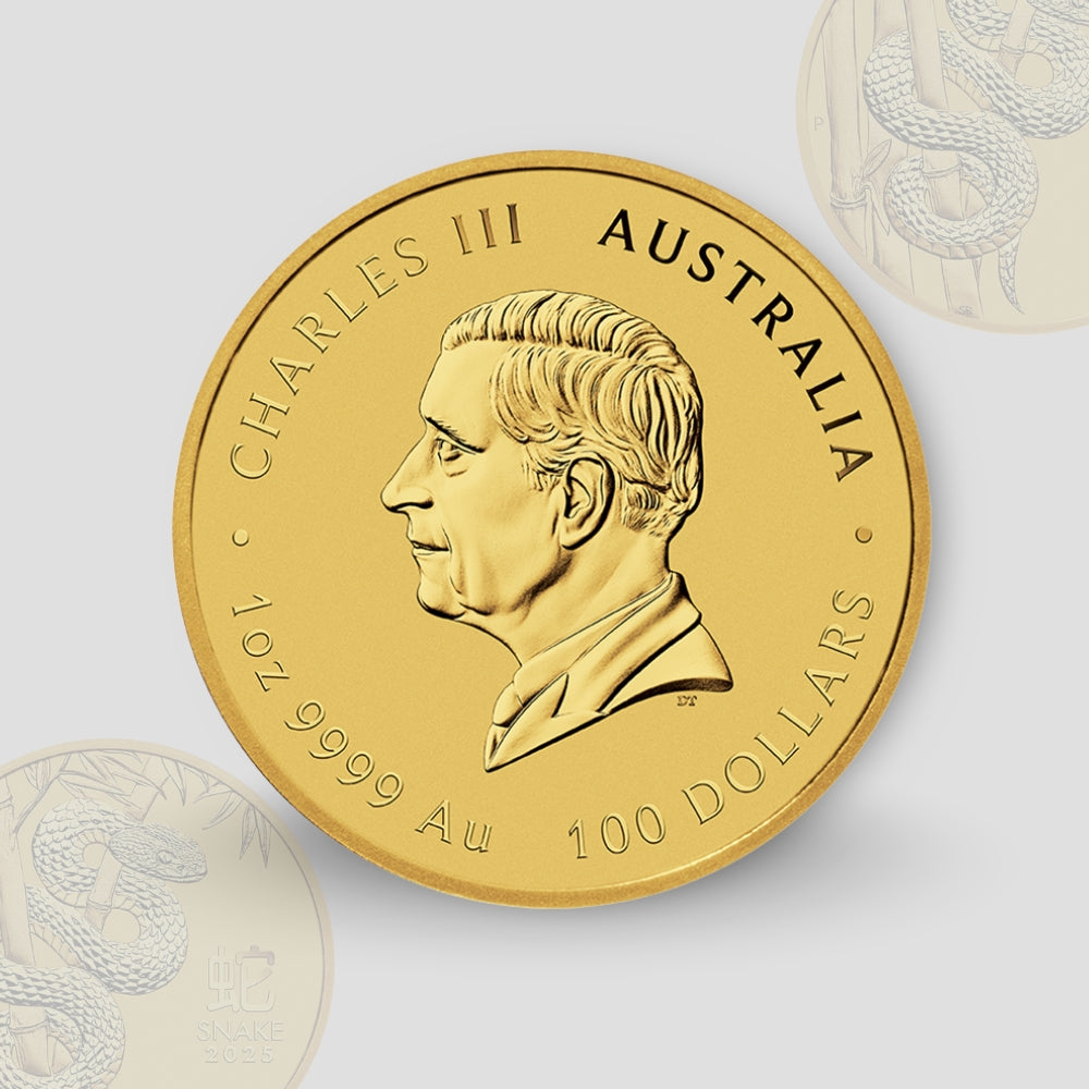 31.103 гр. (1 oz) – Златна Монета Австралийски Лунар III – Година на Змията 2025