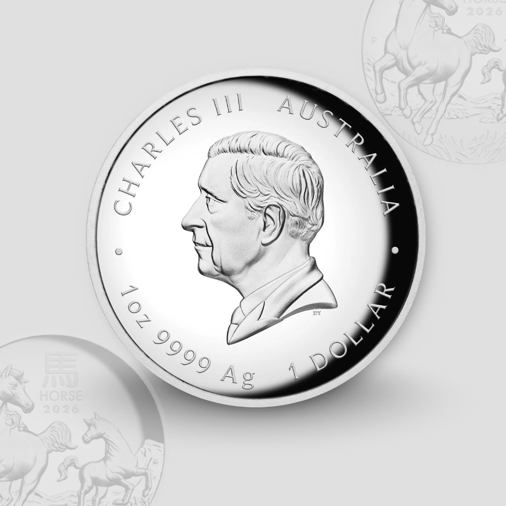 31.10 гр. – Сребърна Монета Австралийски Лунар III – Година на Коня 2026 (Proof)