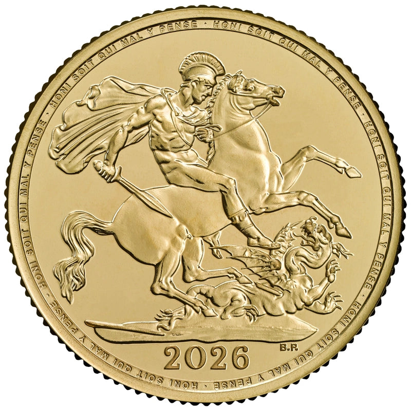 7.98 гр. – Златна Монета Британски Суверен Крал Чарлз III 2026