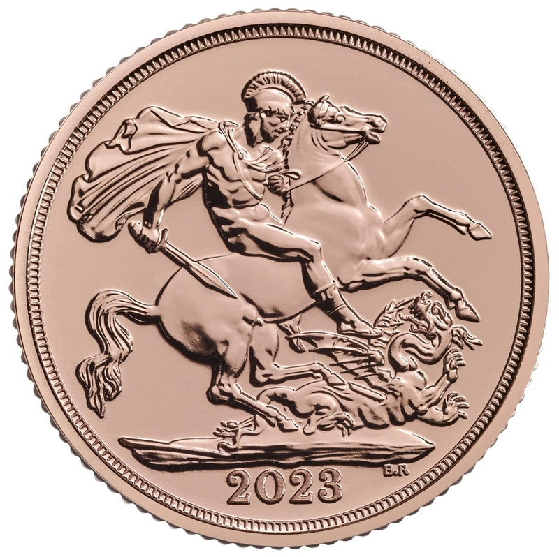 3.99 гр. – 1/2 Златен Суверен (Коронация) 2023 – Крал Чарлз III