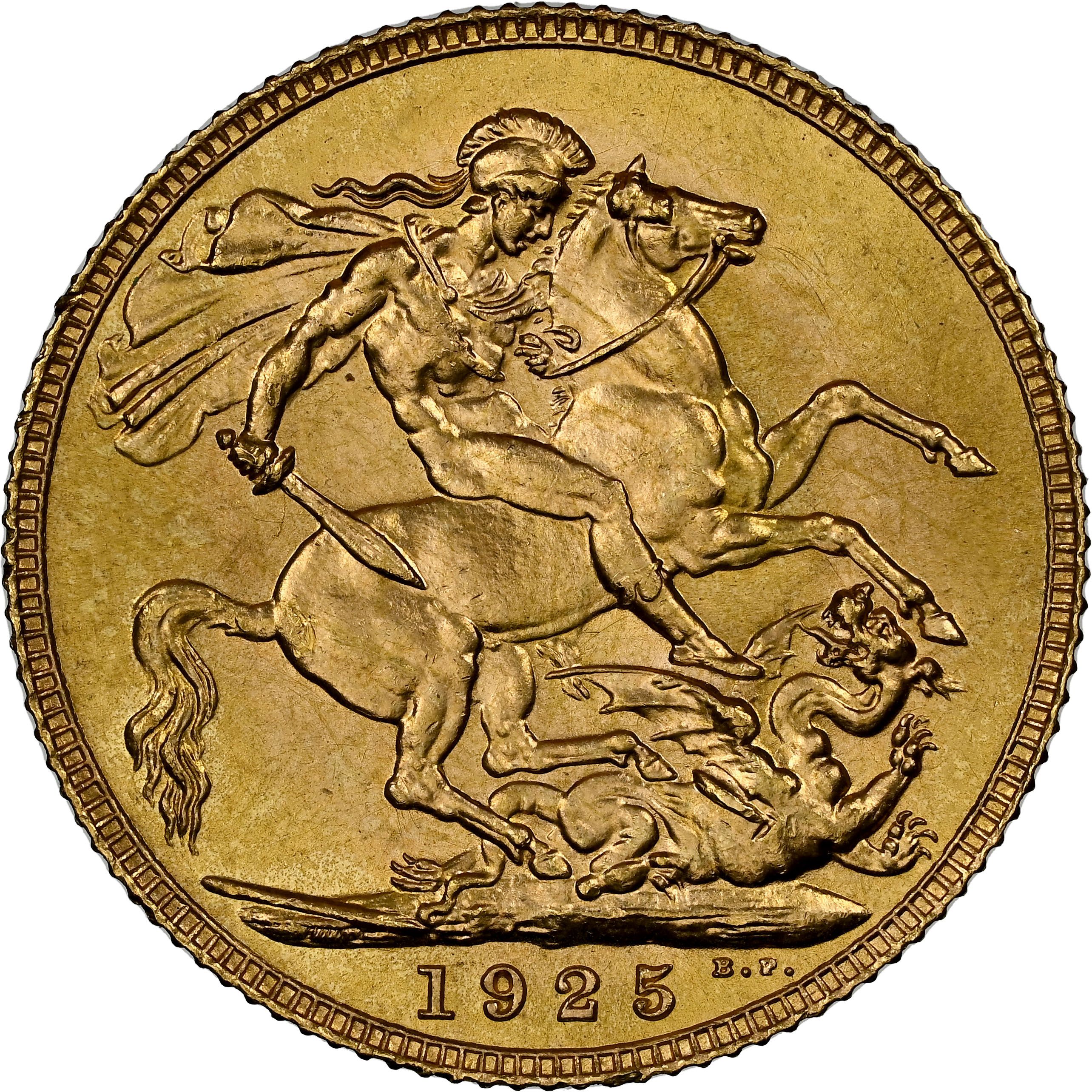 7.98 гр. – 1 Златен Суверен – Крал Джордж V (1911–1932)
