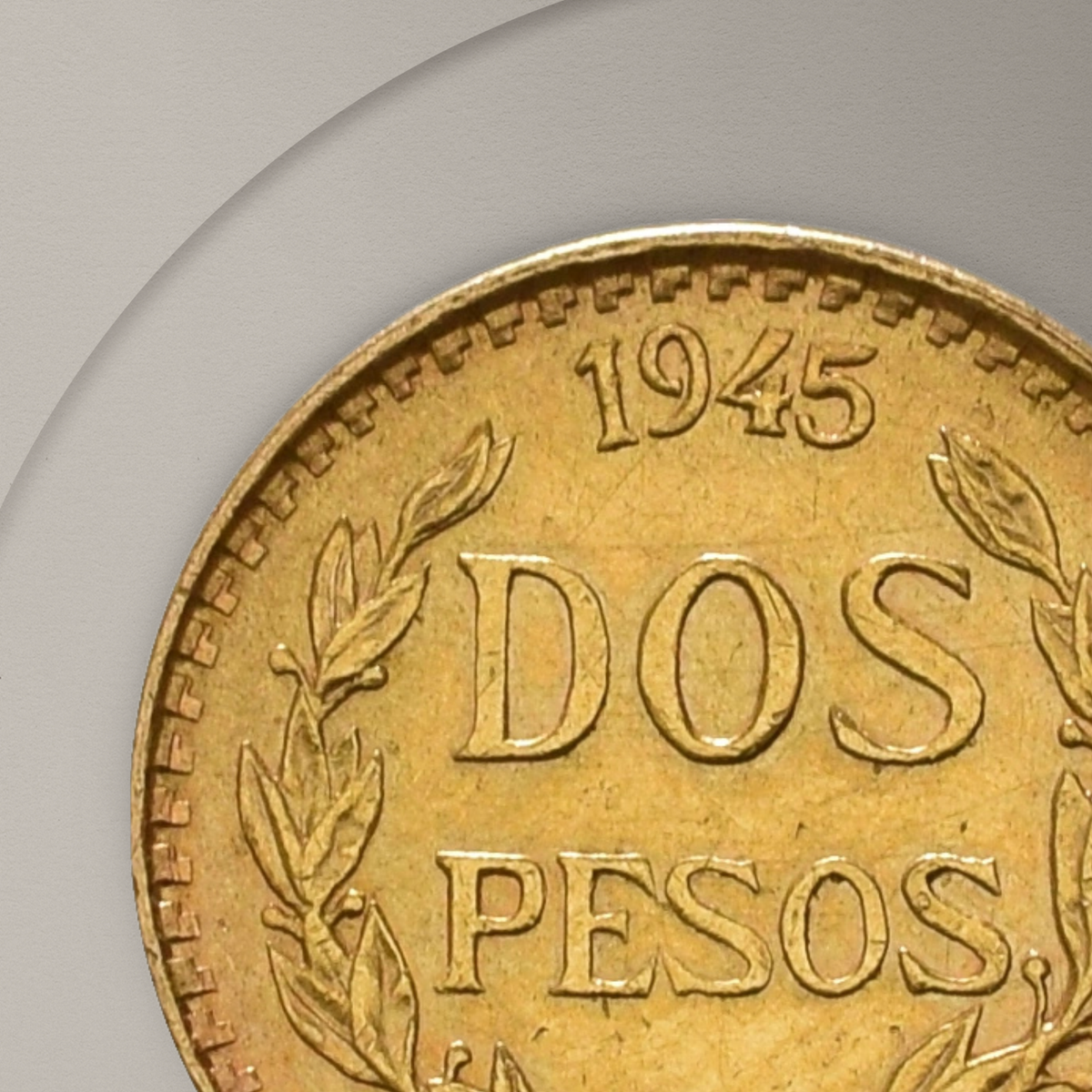 1.66 гр. – 2 златни мексикански Песо (Dos Pesos)