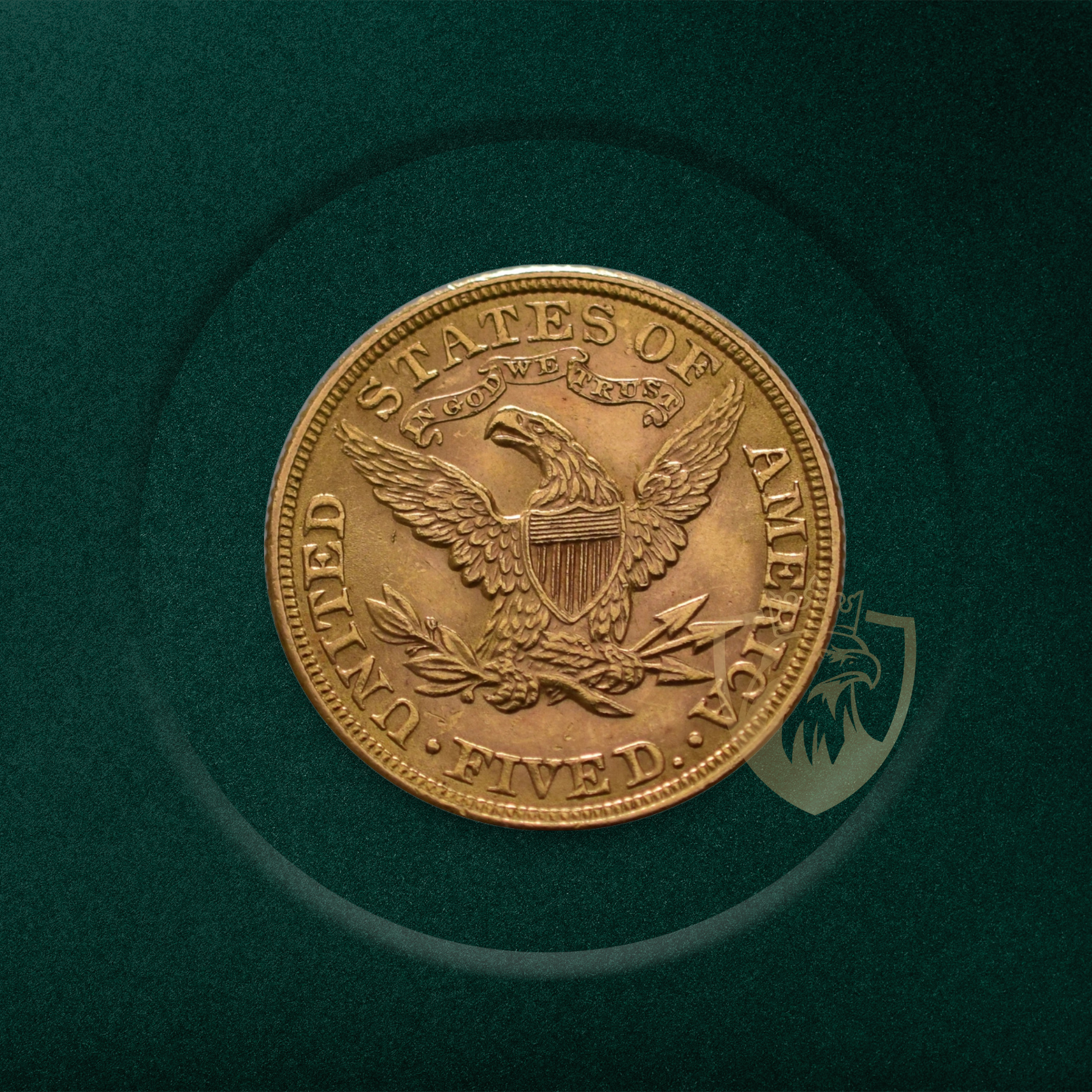8.36 гр. – $5 Златен Американски „Half Eagle“ – Liberty Head (1839–1908)