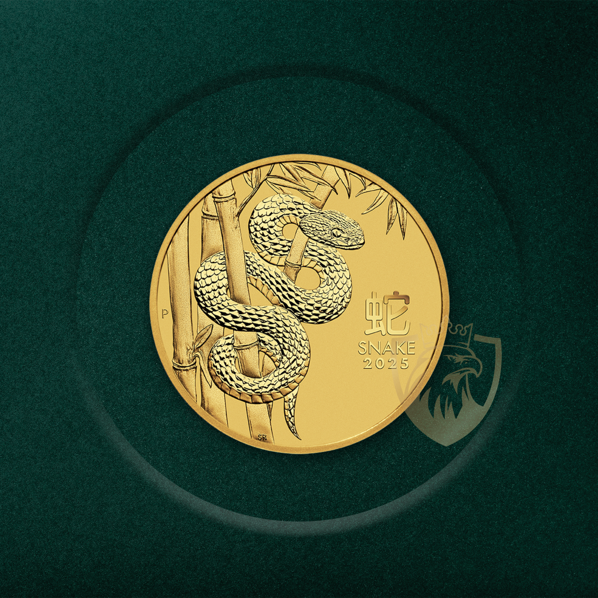 3.11 гр. (1/10 oz) – Златна Монета Австралийски Лунар III – Година на Змията 2025