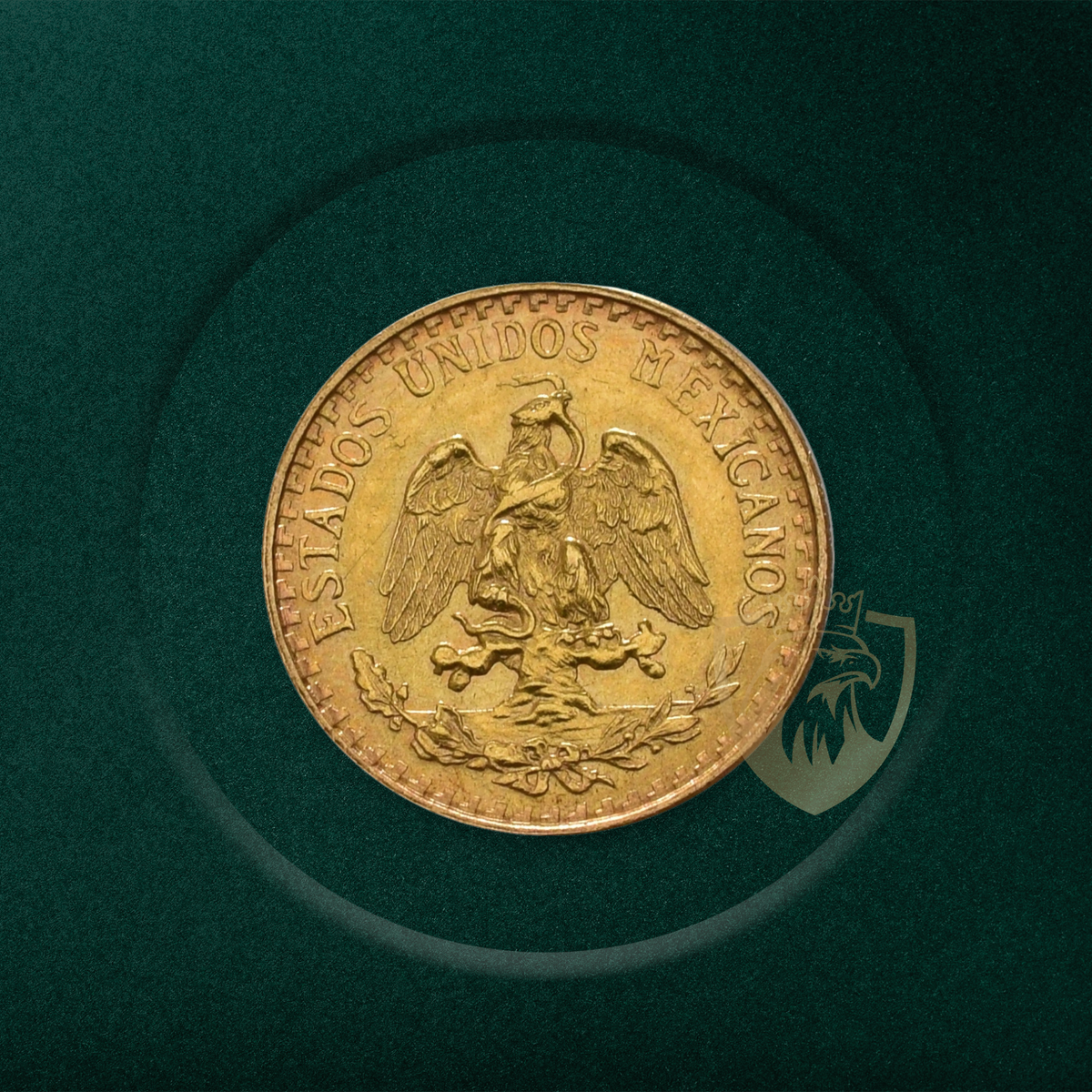 1.66 гр. – 2 златни мексикански Песо (Dos Pesos)