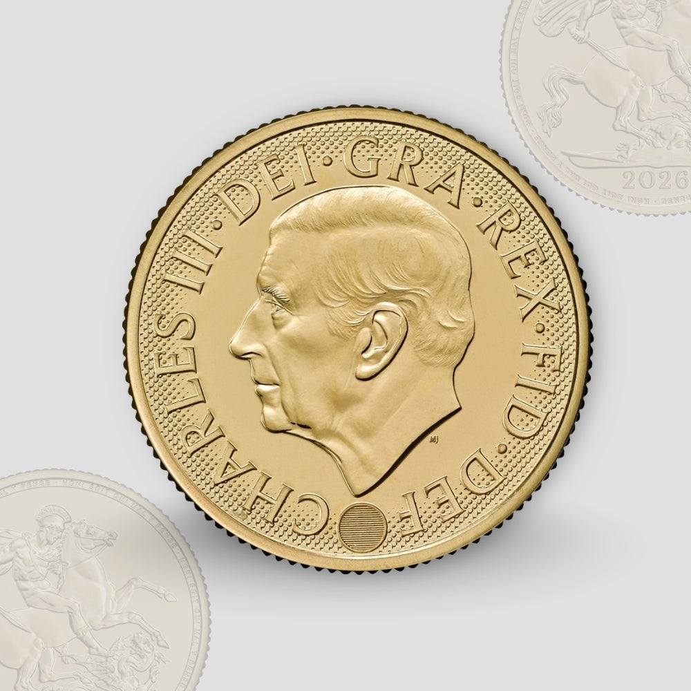 7.98 гр. – Златна Монета Британски Суверен Крал Чарлз III 2026