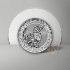 31.10 гр. Сребърна Монета „Австралийска Кукабура“ (Kookaburra) – Perth Mint (1997)