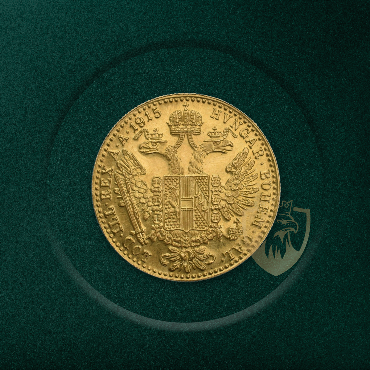 3.49 гр. – Златна Монета 1 Австрийски Дукат (1915) – „Франц Йосиф I“ (Mint Condition)