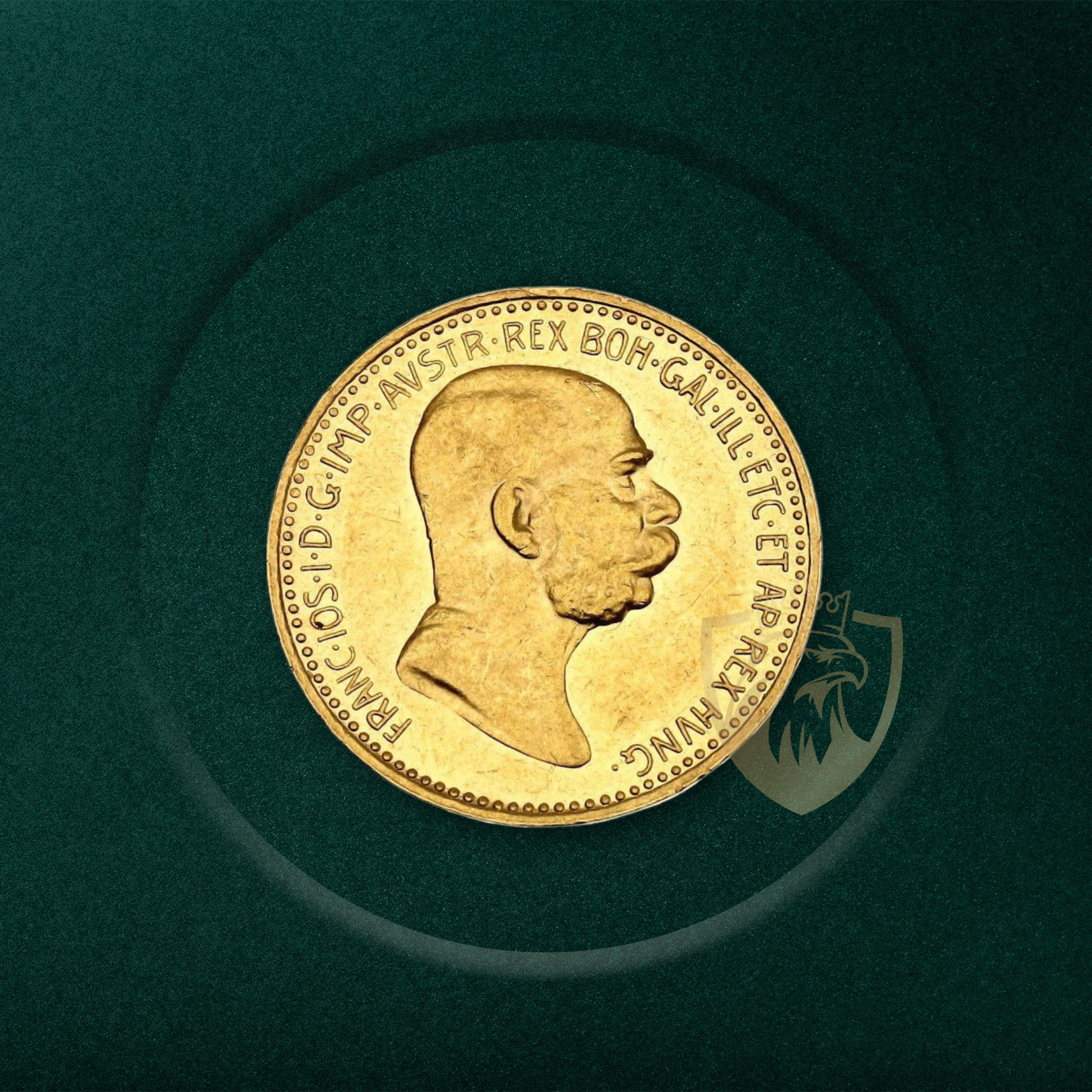 3.39 гр. – Златна Монета 10 Австрийски Корони (1910) Франц-Йосиф I – Оригинална емисия