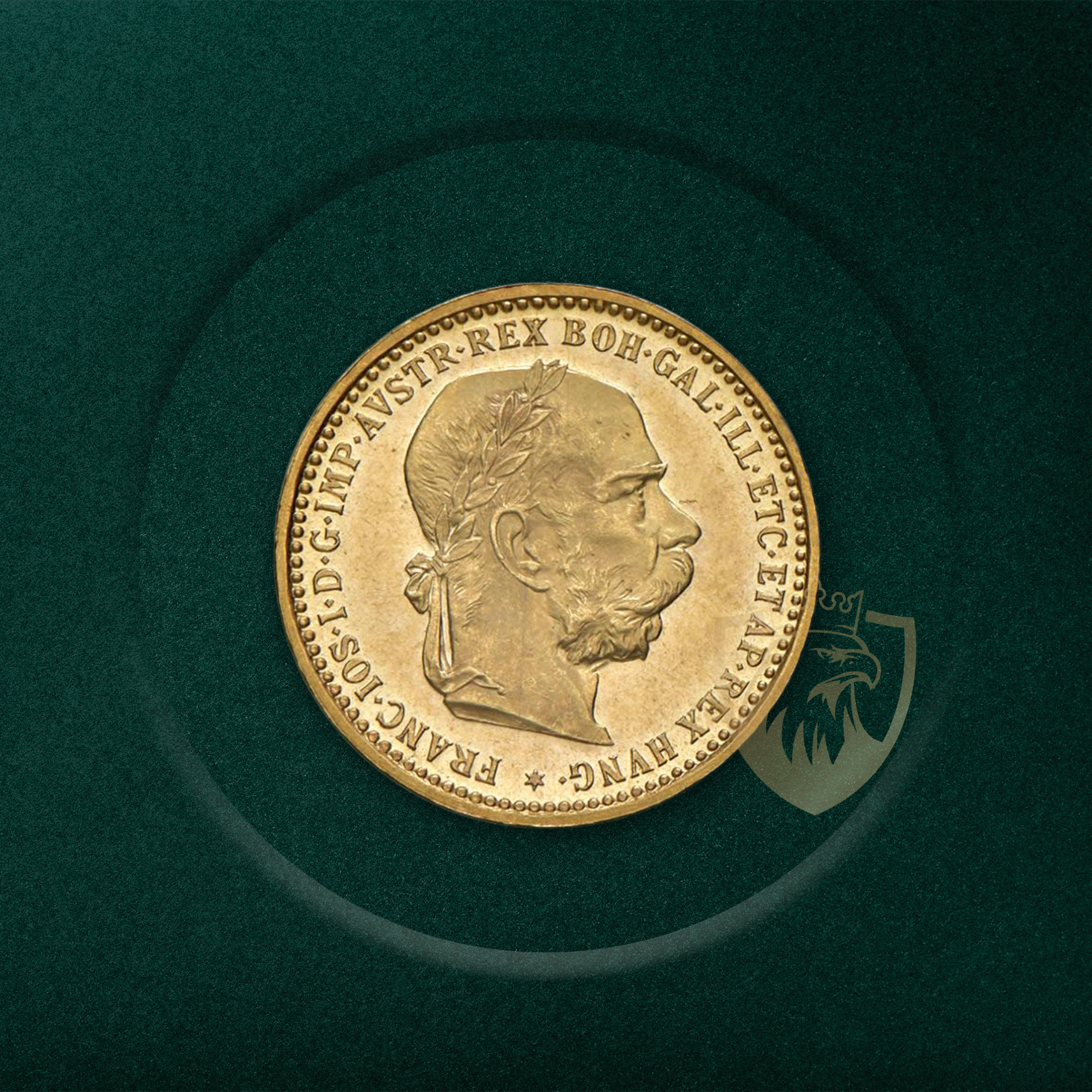 3.39 гр. – Златна Монета 10 Австрийски Корони (1905) Франц-Йосиф I – Оригинална емисия