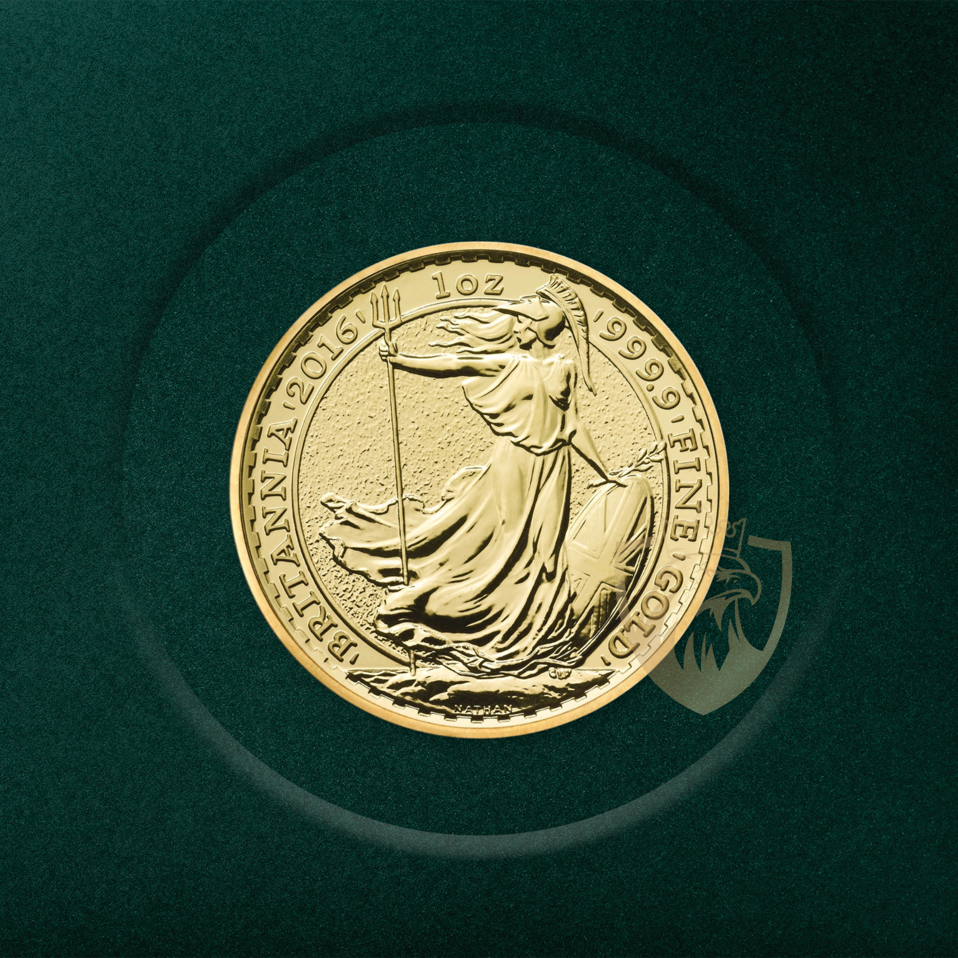 31.1 гр. 1 oz Златна Монета „Британска Британия“ (Britannia) – Royal Mint (2016)