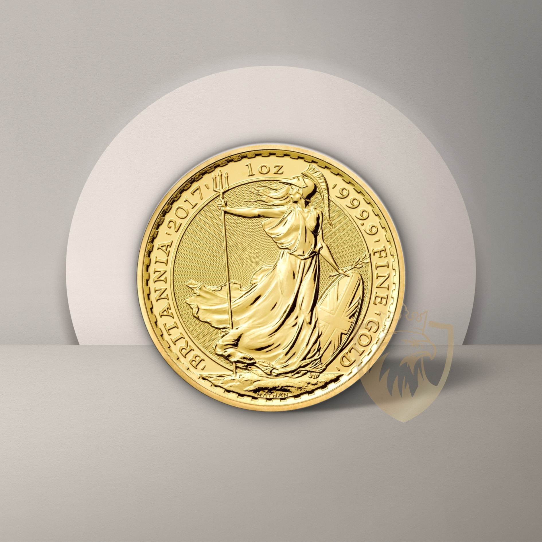 31.1 гр. 1 oz Златна Монета „Британска Британия“ (Britannia) – Royal Mint (2017)