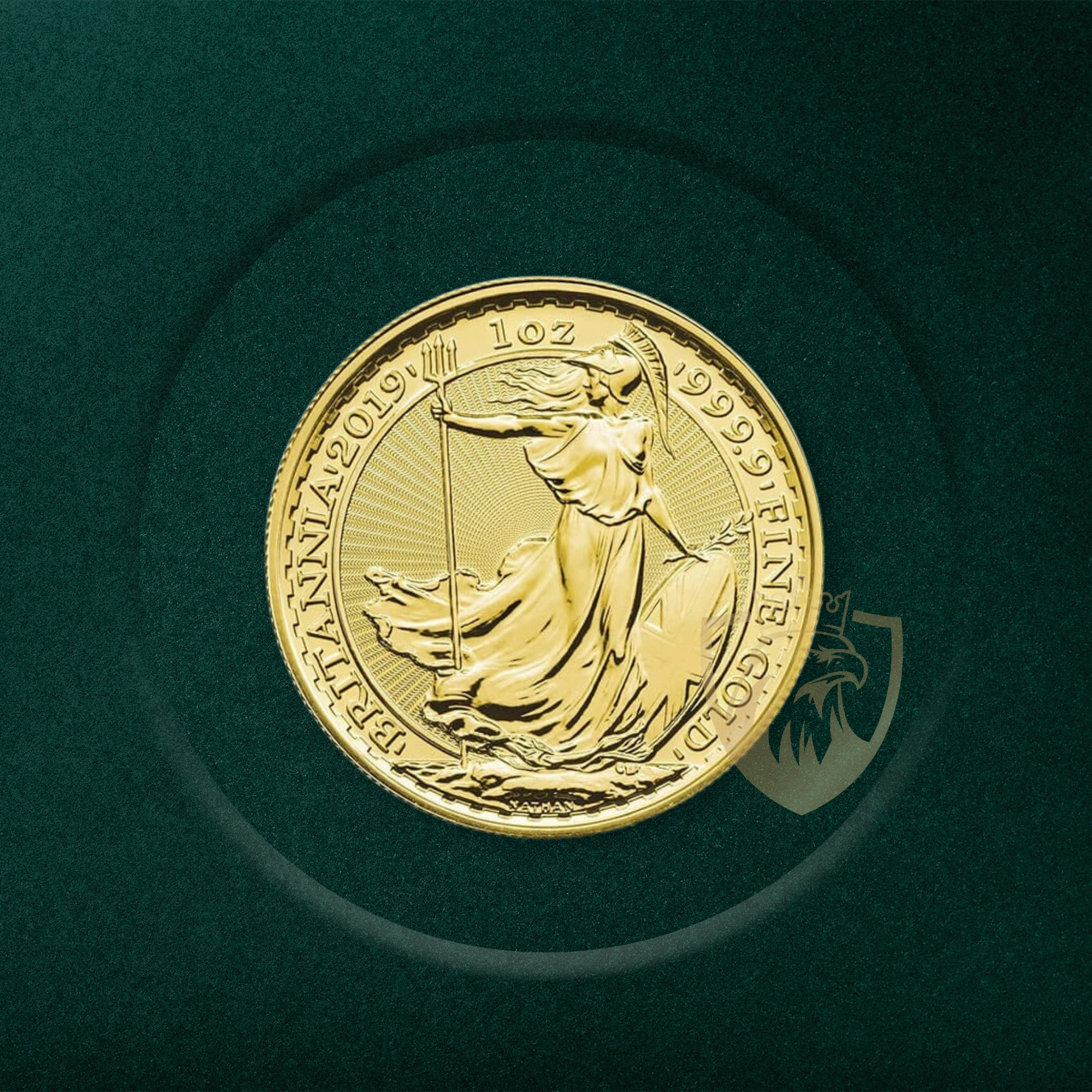 31.1 гр. 1 oz Златна Монета „Британска Британия“ (Britannia) – Royal Mint (2019)