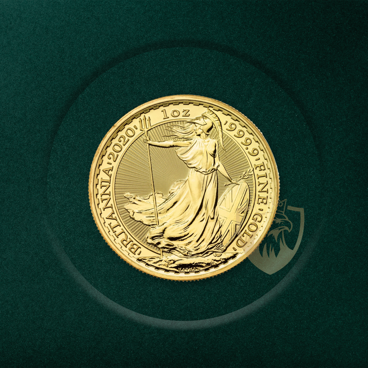 31.1 гр. 1 oz Златна Монета „Британска Британия“ (Britannia) – Royal Mint (2020)
