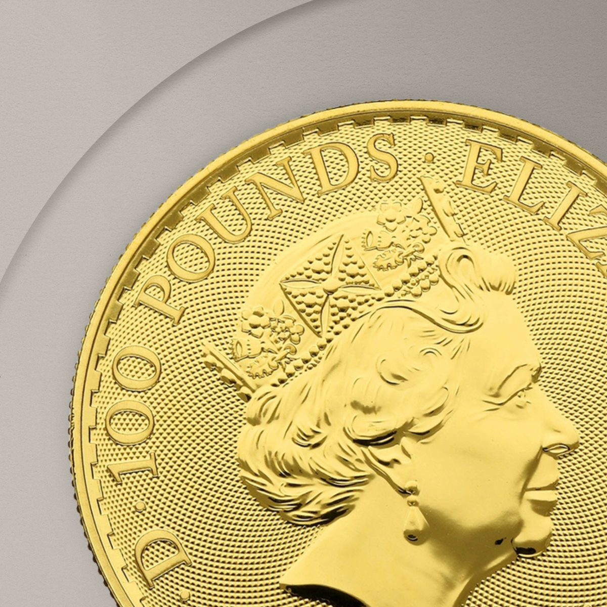 31.1 гр. Златна Монета „Британска Британия“ (Britannia) – Royal Mint (2021)