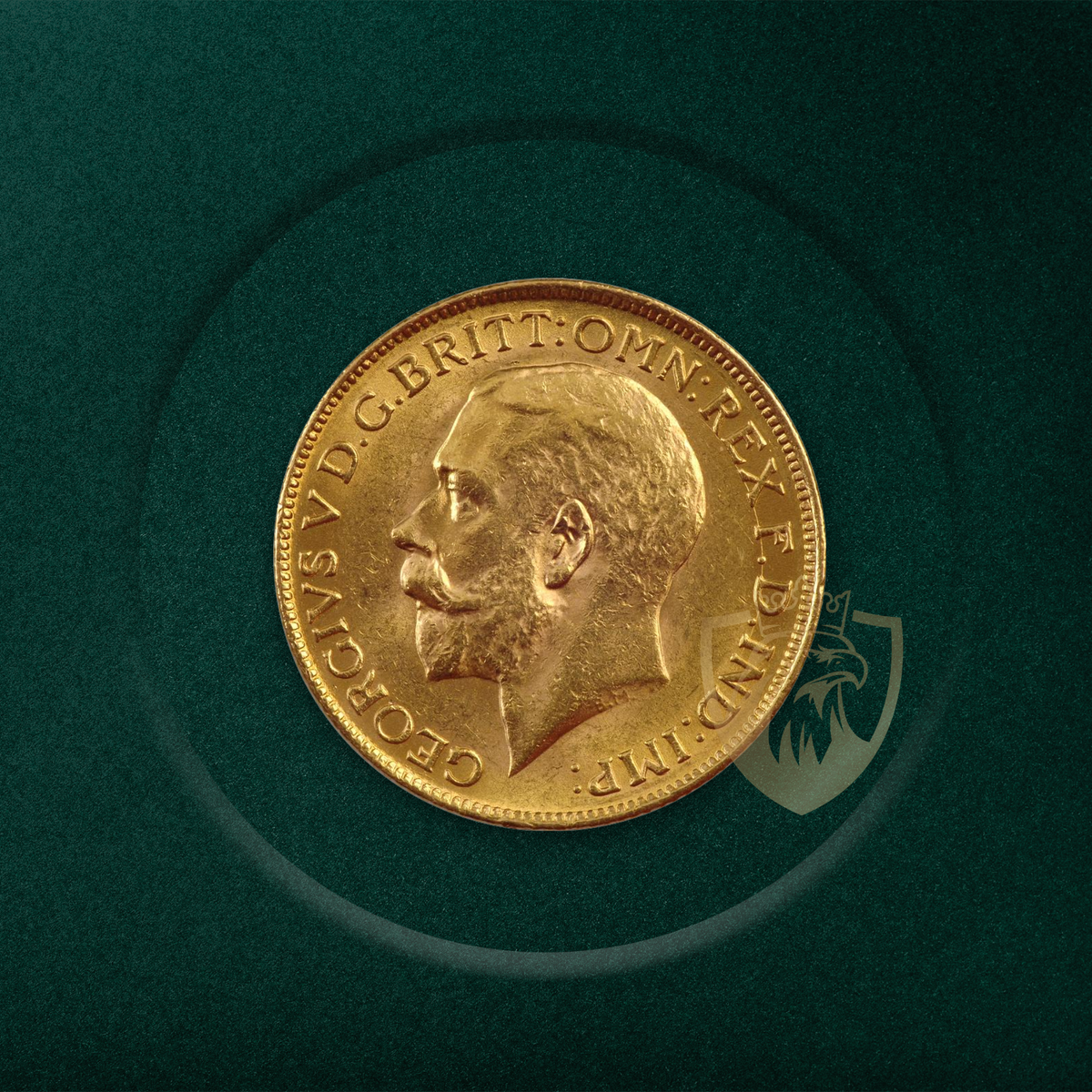7.98 гр. – 1 Златен Суверен – Крал Джордж V - Индия (1918)