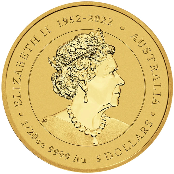 1.55 гр. (1/20 oz) – Златна Монета Австралийски Лунар III – Година на Дракона 2024